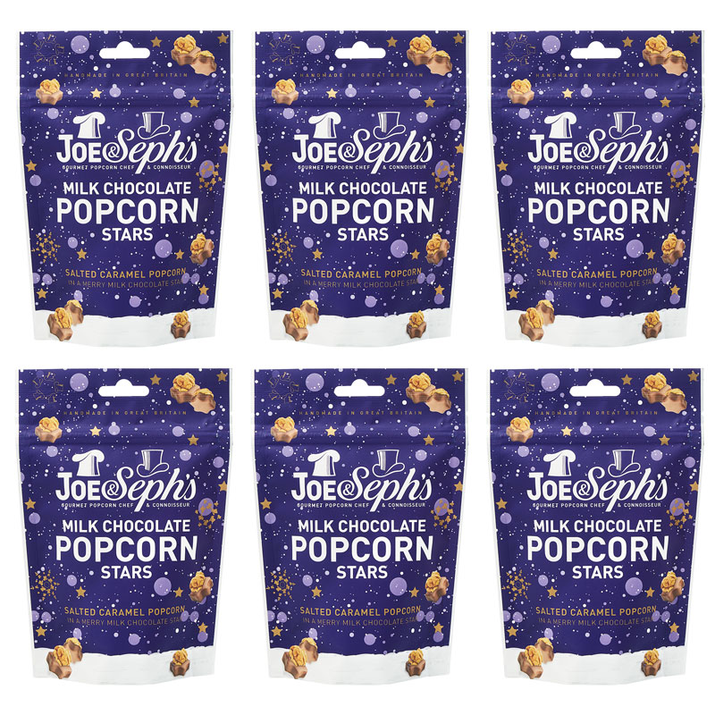 Chocolate Popcorn Stars Bundle (Six pouches)