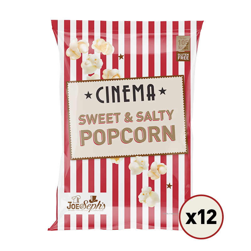 Cinema Sweet & Salty x12 Gourmet Popcorn